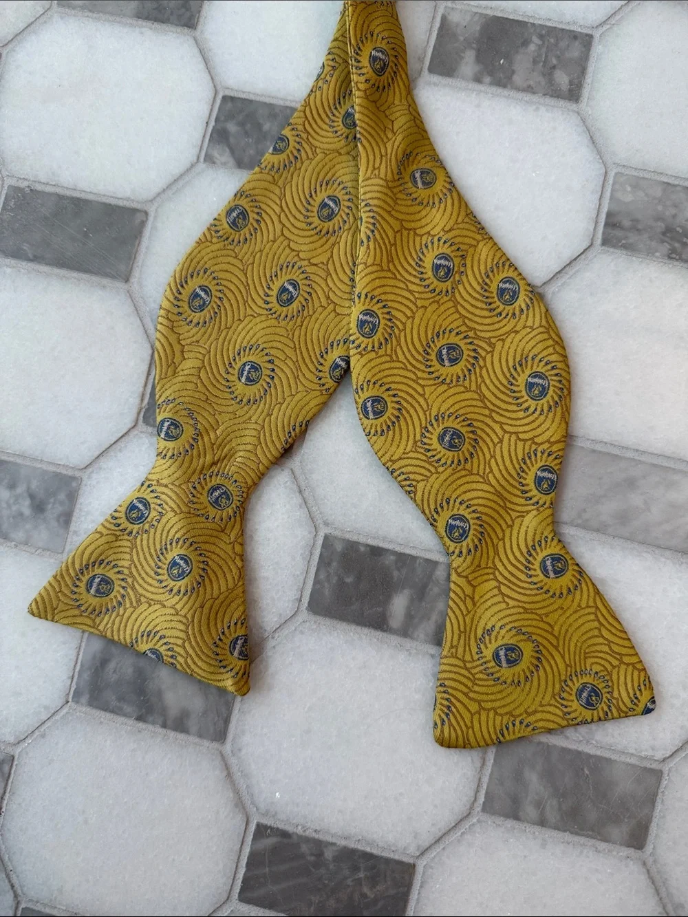 Bow tie cause elegant yellow